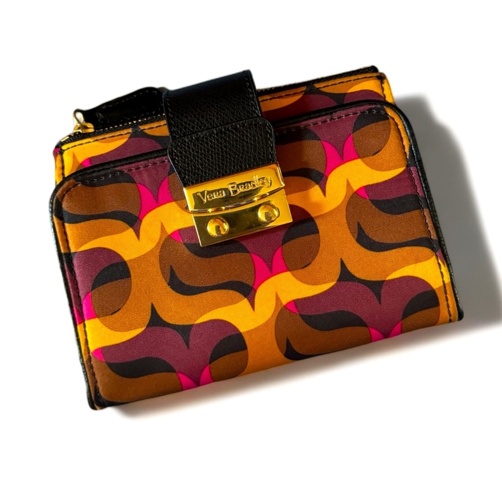 Vera Bradley Modern Lights Push-lock Wallet